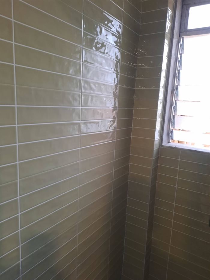 Completed tiled bathroom