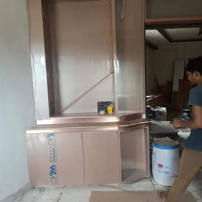 Fitted pantry counter unit